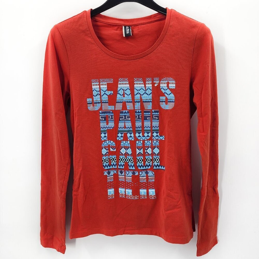 JEAN‎ PAUL GAULTIER Vintage Y2K Graphic T-Shirt Burnt Orange
